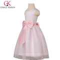 Grace Karin Lovely último diseño sin mangas flor rosa niñas vestidos últimos diseños vestido para las niñas de flores CL4840